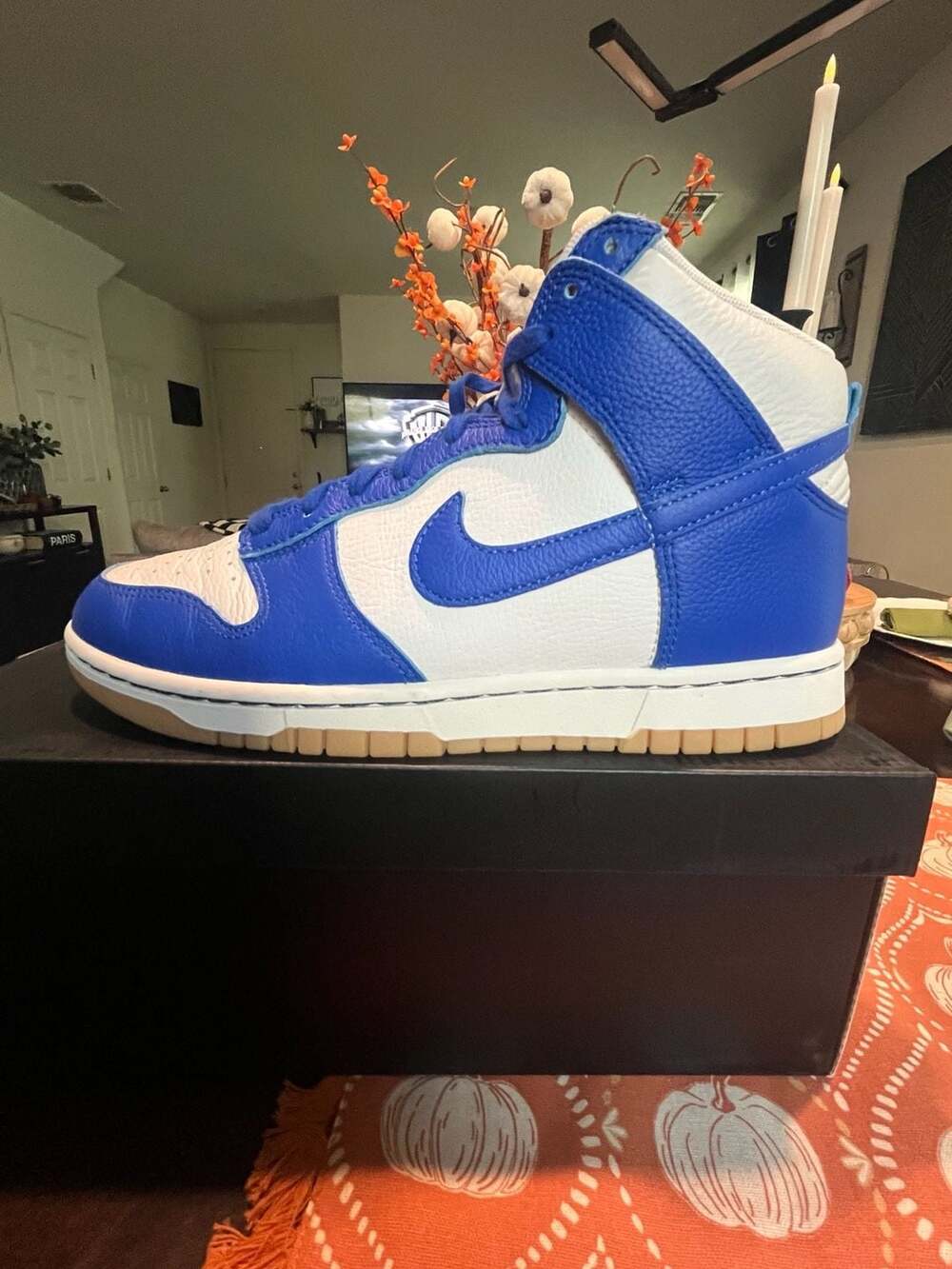 Nike Dunk High Retro SE Phantom Pale Ivory Racer Blue Gum Yellow FV6612-001